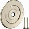 Single-Handle Faucet Escutcheon Easy To Install Stainless Steel Plate