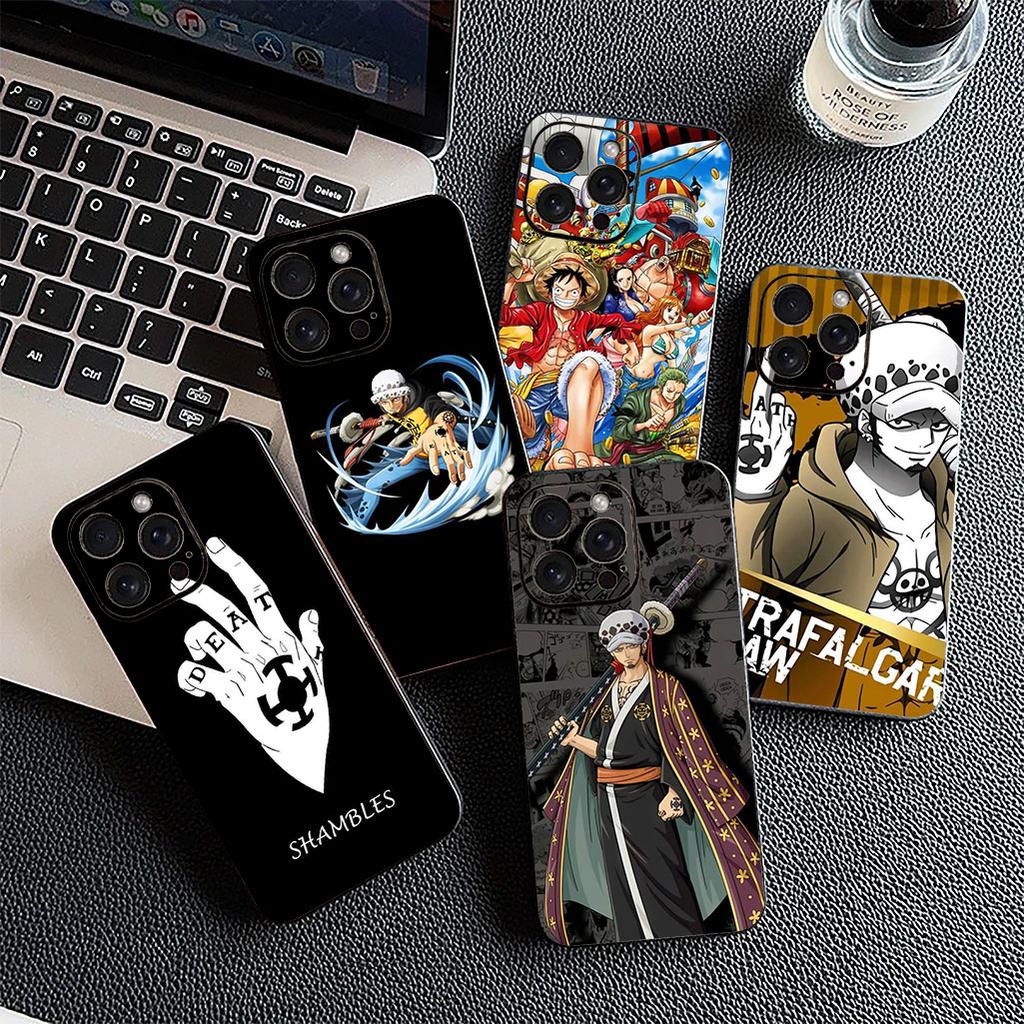 for Motorola Moto G86 G57 G67 G24 G15 G54 Power G13 G14 G34 G35 G45 G53 G55 G75 G72 Case One Pieces Luffy Trafalgar D Water Law