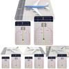 Portable White Airport Model Background With Durable Rubber Runway For Playsets