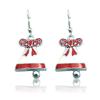 Latest European & American Drip Oil Bell Earrings - Christmas Gift Jewelry