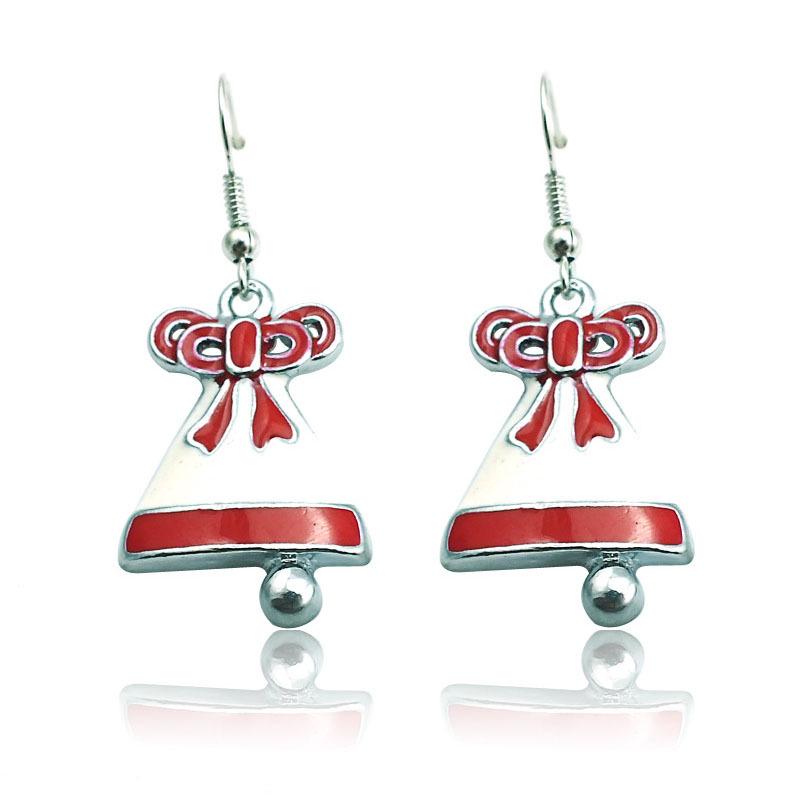 Latest European & American Drip Oil Bell Earrings - Christmas Gift Jewelry