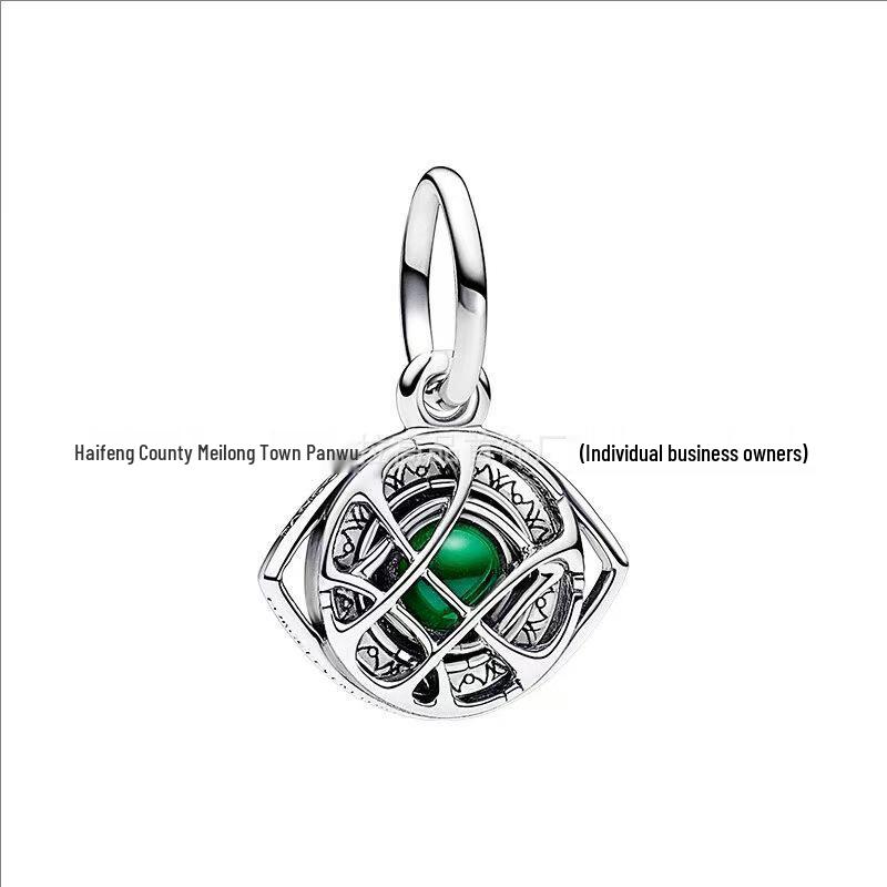 Panjia Srebro S925 Uroczy Kreskówkowy Anime Koralikowy Wisiorek Bransoletka Akcesoria