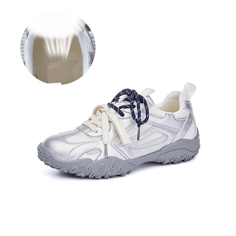 Fashion 2025 New Fashion Women's Casual Sports Shoes Breathable Mesh High Quality Lightweight Non Slip Running Shoes Lace-up Sneakers