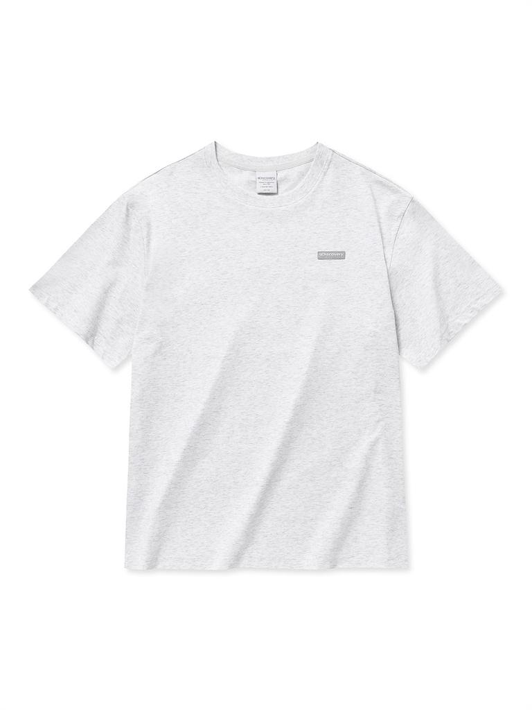 DISCOVERY EXPEDITION Freshvent Small Logo Semi-Overfit Short Sleeve T-Shirt (M/Grey)