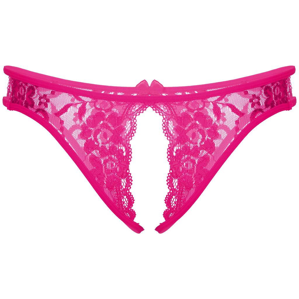 Herrspetsstringtrosor Genombruten Låg Midja Trosor Blommig Grenlös Design T-rygg Sissy Nattkläder