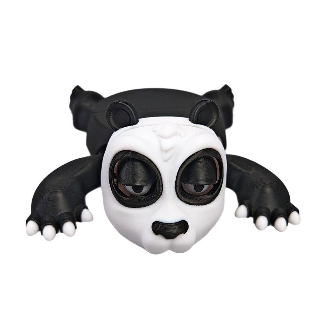 Creative Panda Coaster With Funny Expression Teas Cup Holder Decorative Coffee Teas Cup Mat Open Eyed Drink Cup Pad