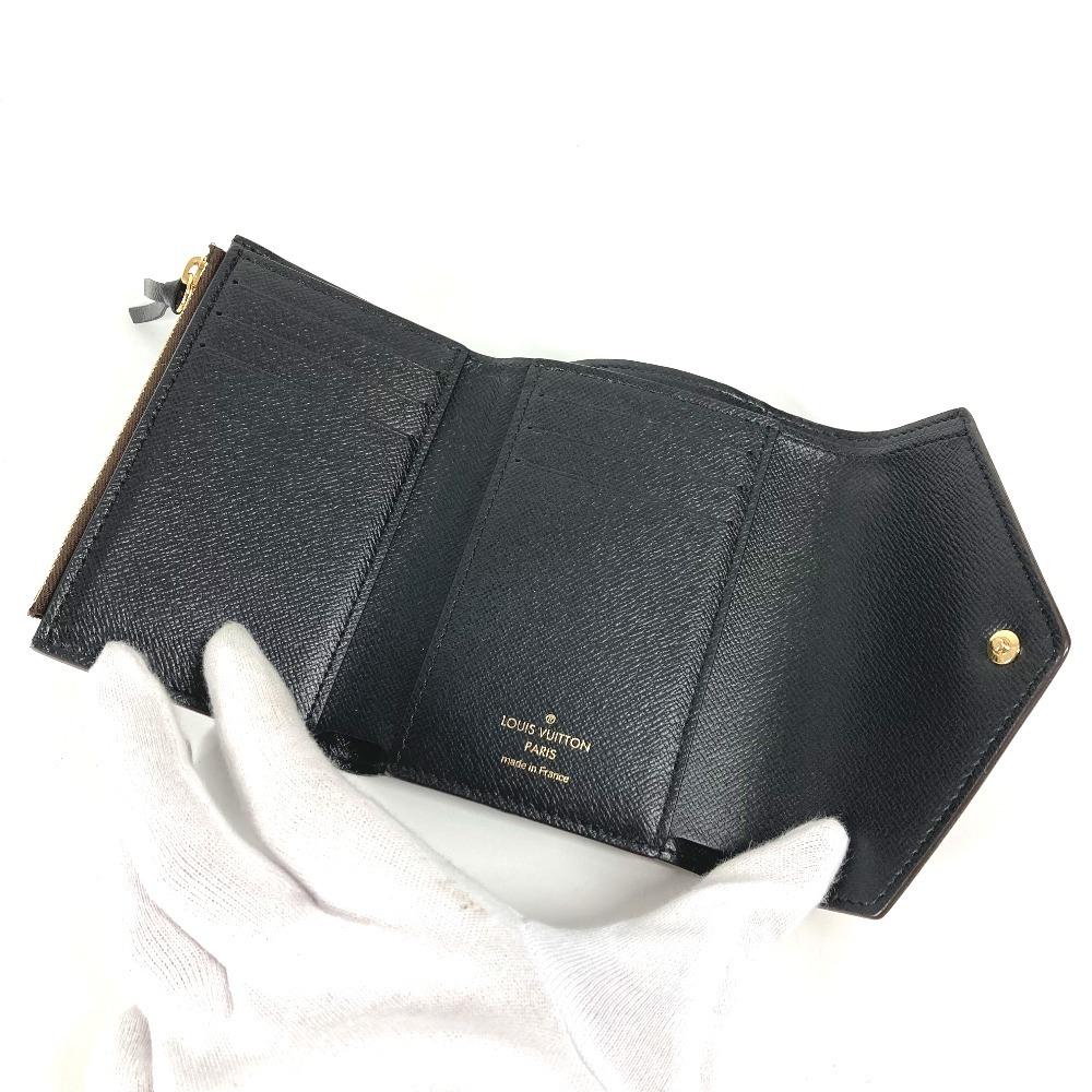 Louis Vuitton M81557 Monogram reverse Portefeuille-Victorine Tri-fold Wallet