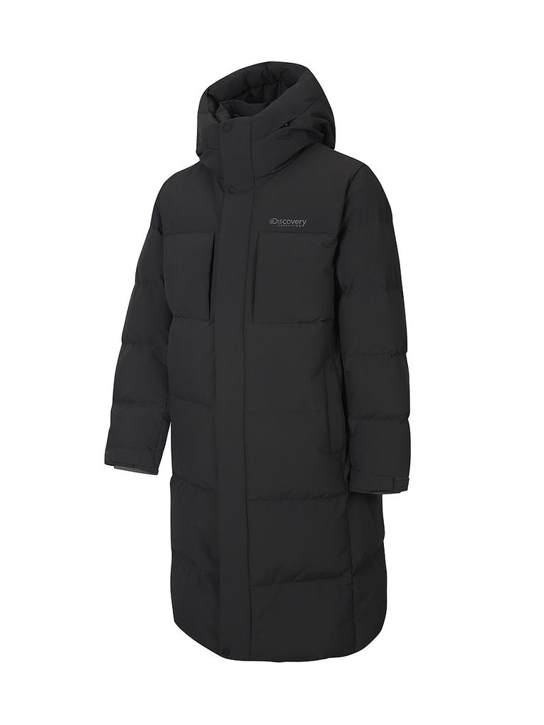 Discovery Expedition Men'S Leicester G Goose Down Long Padded Jacket (D.Grey)