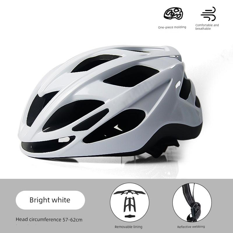 Cycling Helmets, Mountain Bikes, Road Bikes, One-Piece Helmets, Protective Gear, Cycling Equipment, Men and Women, All Seasons