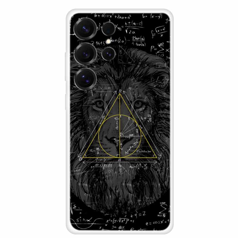 Capa For Samsung Galaxy S26 Ultra Phone Case Clear Soft TPU Silicone Cover for S 26 Ultra Transparent Funda Cartoon Painted Para