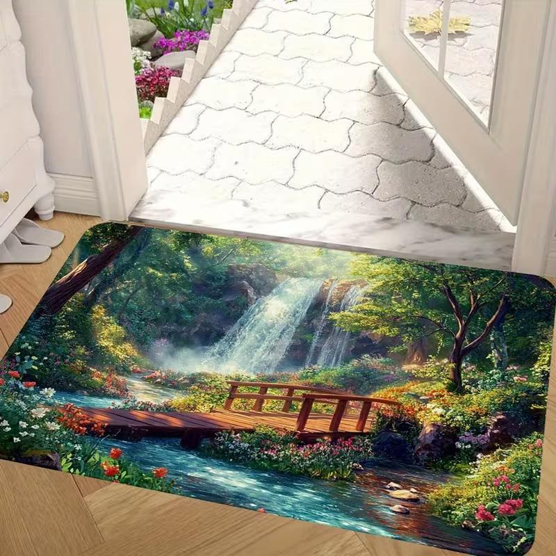 

Modern Style Carpet Doormat Suitable for Bedroom Living Room Home, Kitchen Decoration Indoor Holiday Home Decoration Carpets 40cm x 60cm