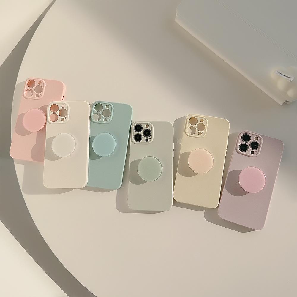Dopamine15promax Mobile phone shell for iphone iphone17Bracket1216Solid color, simple and practical13Soft
