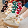 Winter Christmas Cotton Socks Soft Carpet Socks Xmas Gifts Floor Socks  Women