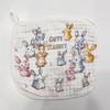 Soft Breathable Baby Face Washcloth Bib, Six-Layer Gauze
