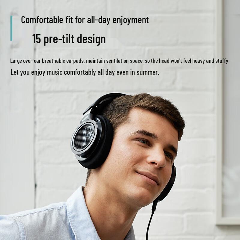 Philips SHP9500 Hi-Fi Over-Ear Wired Headphones