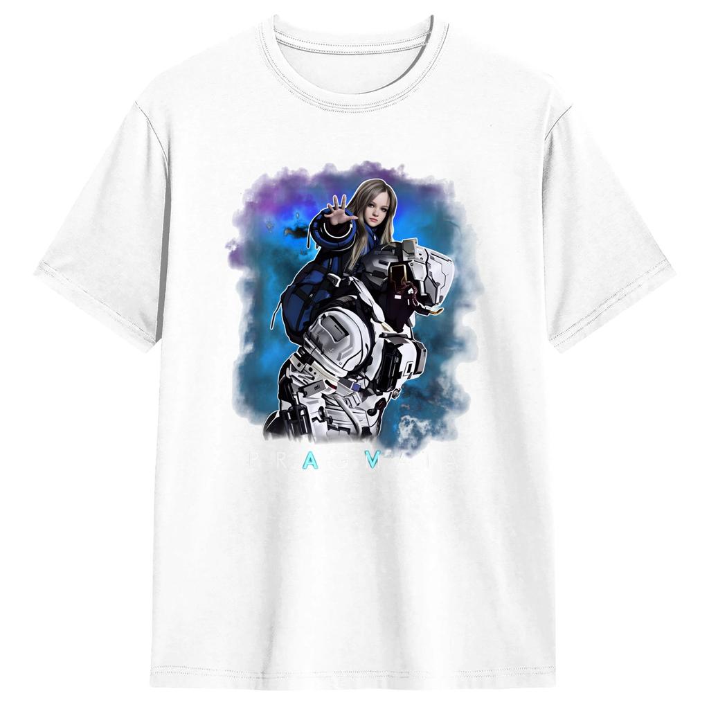 Pragmata Diana Scifi Gamer TShirt Unisex Aesthetic TShirts Summer O Neck Novelty Tees Print Oversized Clothes