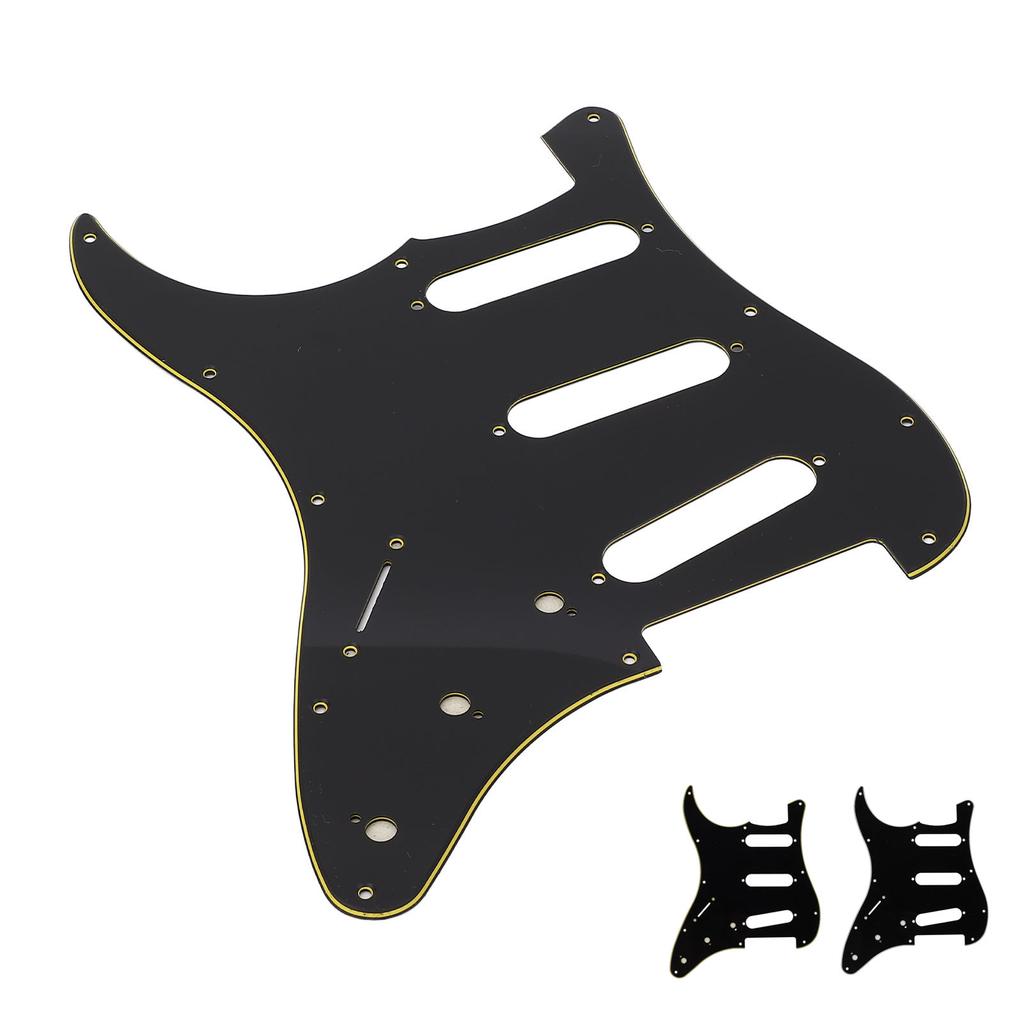 Guitar Pickguard Scratch Plate 11 Holes Left Handed Electric Guitar Pickguard for Practice and Perfo