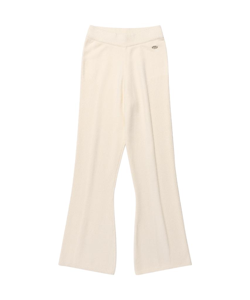 AMES-WORLDWIDE Knit Leggings Pants Ivory
