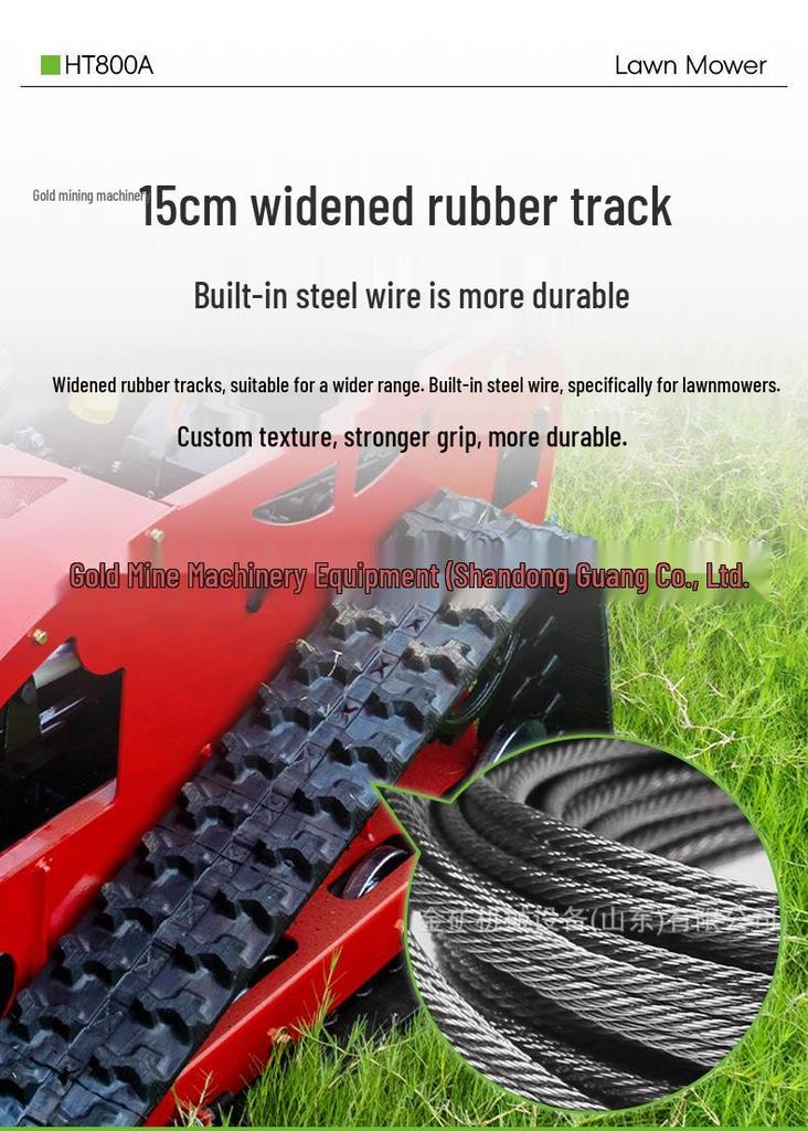 Gas-Powered Remote Control Lawn Mower & Self-Propelled Weeder