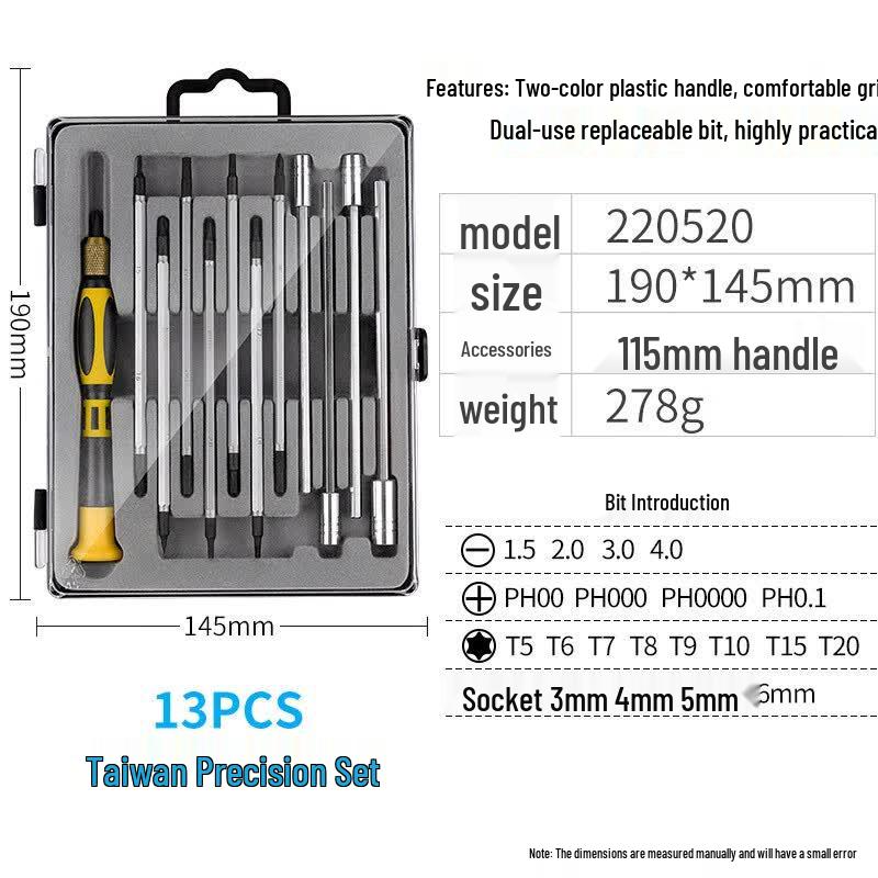 EXPLOIT 13-in-1 Precision Screwdriver Set