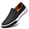 Fashion Genuine leather men's loafers Minimalist comfortable high-quality style Work and office Trendy youth shoes Fashion hot selling