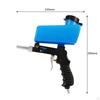 Handheld Pneumatic Sand Blasting Tool Machine Adjustable Flow Rate for Glass Etching DIY