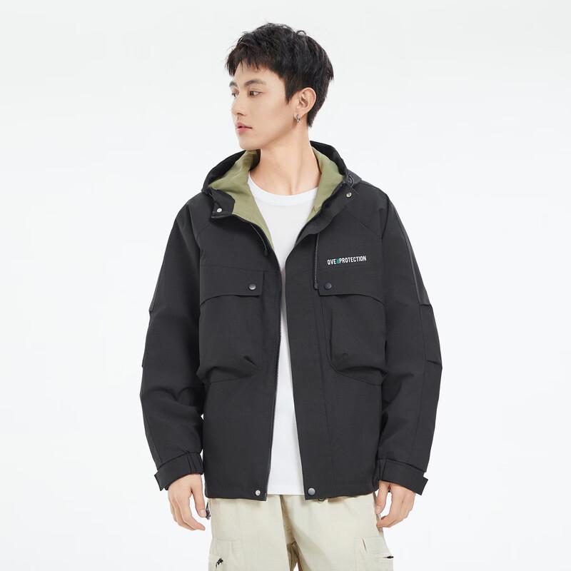 OVERPROTECTION Men's Hooded Outdoor Workwear Jacket