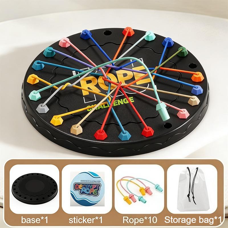 

Креативная шнуровка-головоломка с несколькими уровнями сложности для когнитивного развития, улучшения концентрации и семейных интерактивных игр S size-16*16cm