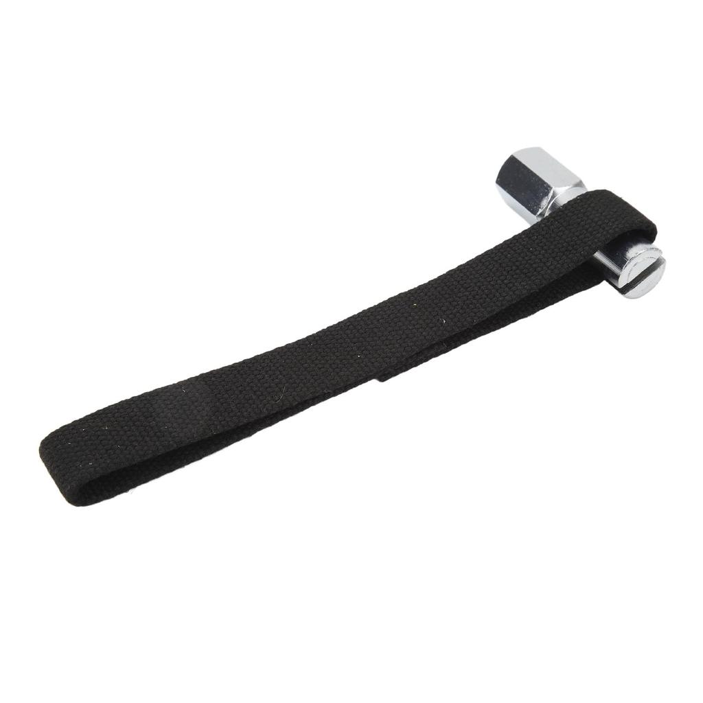 Filter Strap Wrench - Durable Steel, Remove Filter in Seconds, Nylon Belt Design Fits Most Vehicles