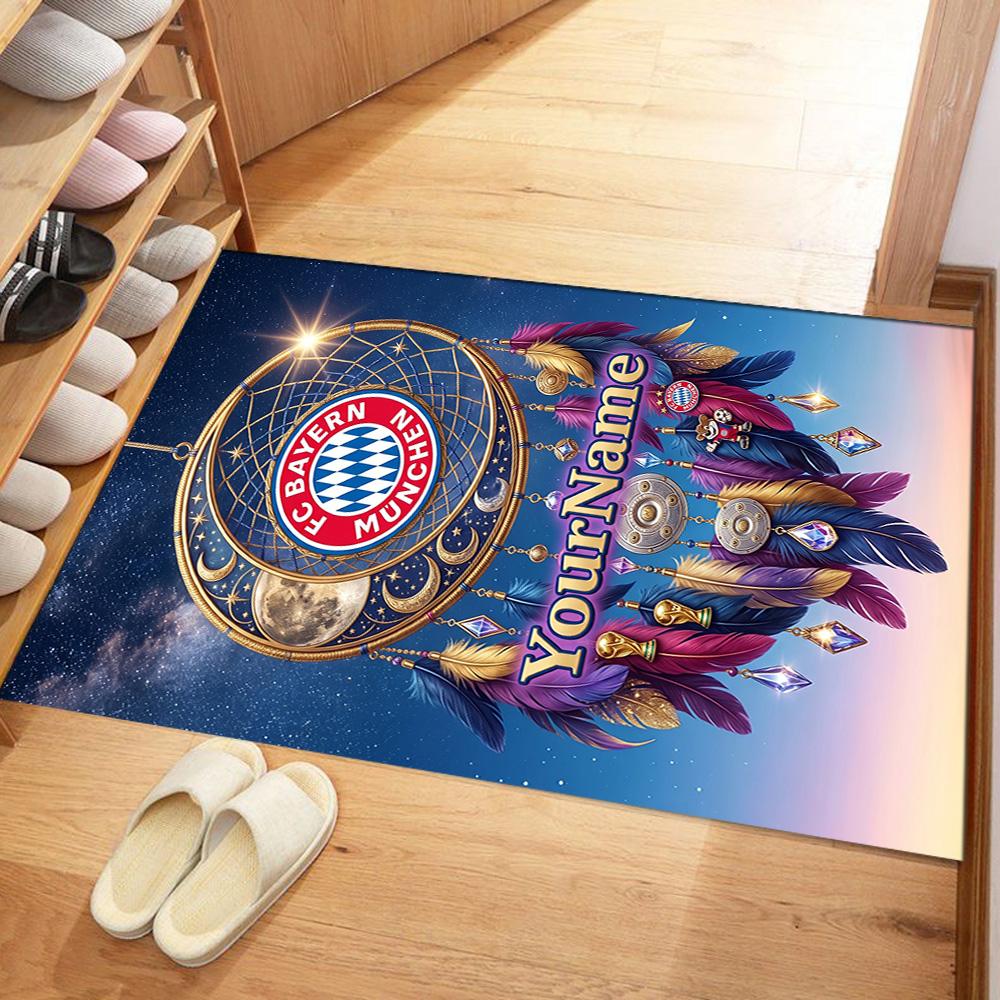 Fc Bayern München 41 Customizable Name Area Rug Suitable for Kitchen Outdoor Hallway Foyer Anti-slip Rug Decorate Offices