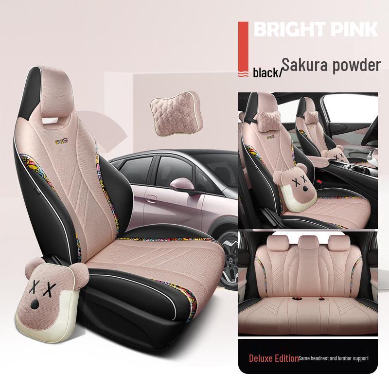 LDJ All-Season Sporty Seat Cover for BYD Dolphin