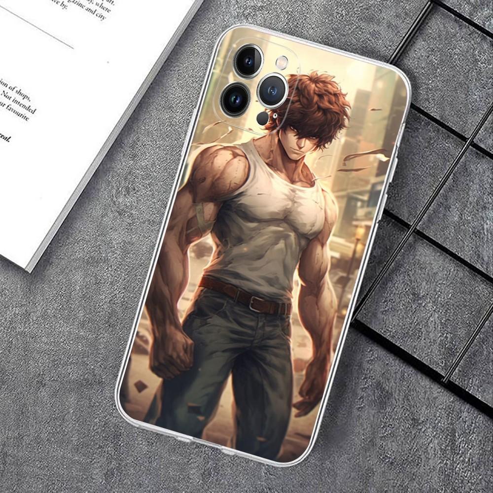 Hanma baki Grappler Phone Case For iPhone 15 14 11 12 13 Mini Pro XS Max Cover 6 7 8 Plus X XR SE 2020 Funda Shell