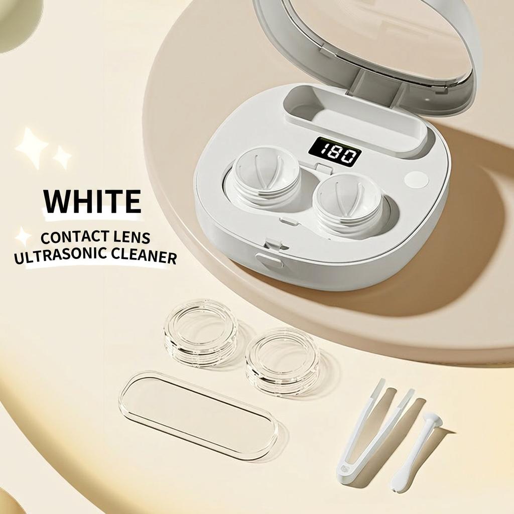 Rechargeable Contact Lens Cleaning Case Portable Colored Contact Lens Cleaner Portable Contact Lens Cleaner Automatic For Travel