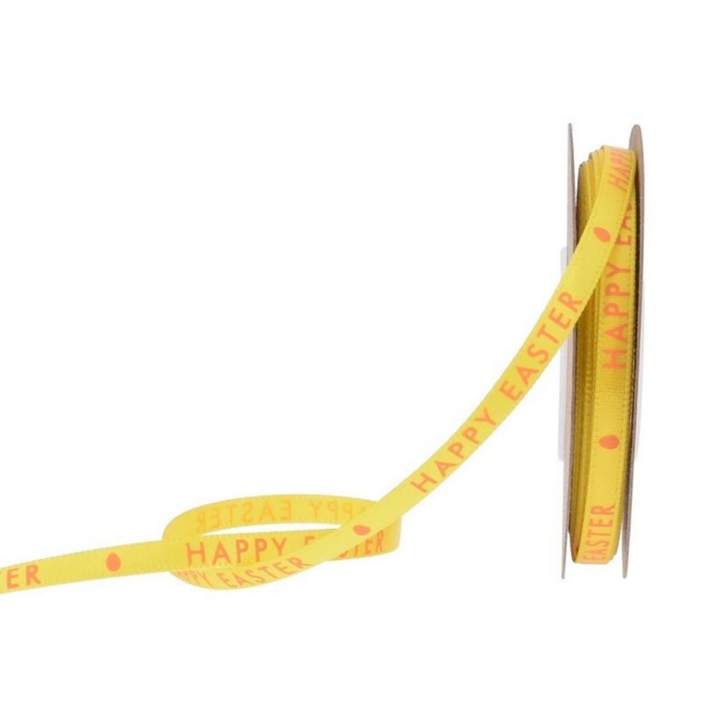 0.5 * 1800cm Easter Cute  Ribbon - Bow Tie Wrapped Satin Ribbon Easter Egg Weaving Ribbon