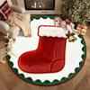 Santa Claus Christmas Rug 2D Flat Printed Christmas Doormat New Year Xmas Home Decor  Outdoor