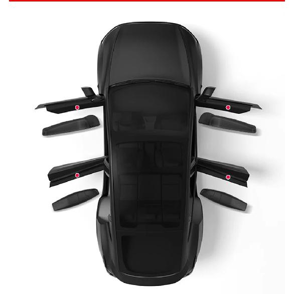 For Tesla Model Y 2025 Juniper Launch Door Side Storage Box Front Rear Model 3 Door Storage Organizer Tray Travel Accessories
