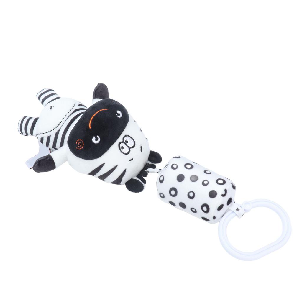 Cute Baby Hanging Rattle Toy Cartoon Animal Stuffed Hanging Toy Stroller Soft Plush Toys#01