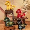 Brocade Zodiac Horse Sachet Embroidery Chinese Style Bag Horse Hanging Decoration Refillable Zipper Design Mascot Pony Pendant