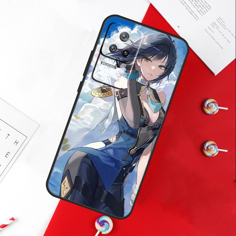 

Yelan Genshin Impact Cover For Xiaomi 11T 12T 13T 14T Pro 13 14 15 Ultra POCO X7 Pro X3 X5 X6 F5 F6 M6 Pro Case POCO X5