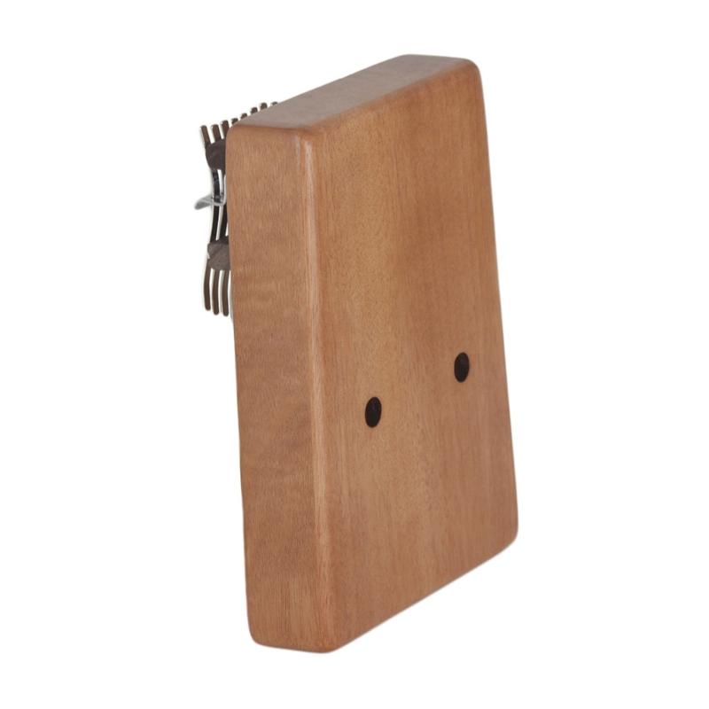 Cute Mahogany 17 Key Mini Kalimba Wood Material Thumb Piano Gift Keyboard Instrument Finger Piano Best for Kid, Beginner