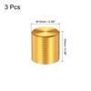 uxcell Potentiometer Knobs with Gold 6mm Shaft Rotary 10mm x Guitar Volume Control Knob 3-Pack Nur-Shaft, Finish, Aluminum, Diameter, Knob, 10mm,