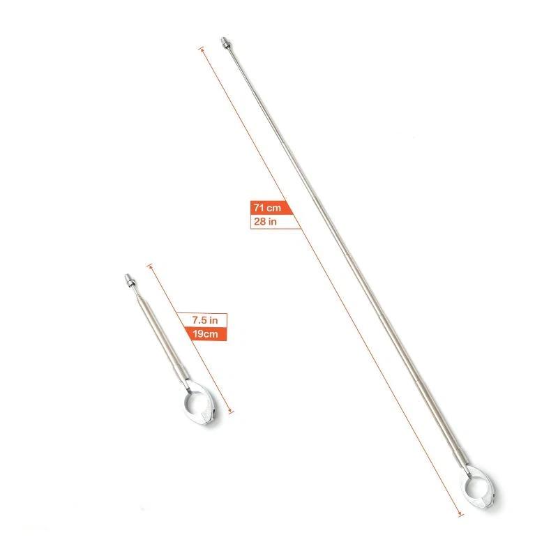 Retractable Flagpole For Motorcycle Quick Release Motorcycle Flag Pole Holder Portable Flag Mount Accessories For Road Folding