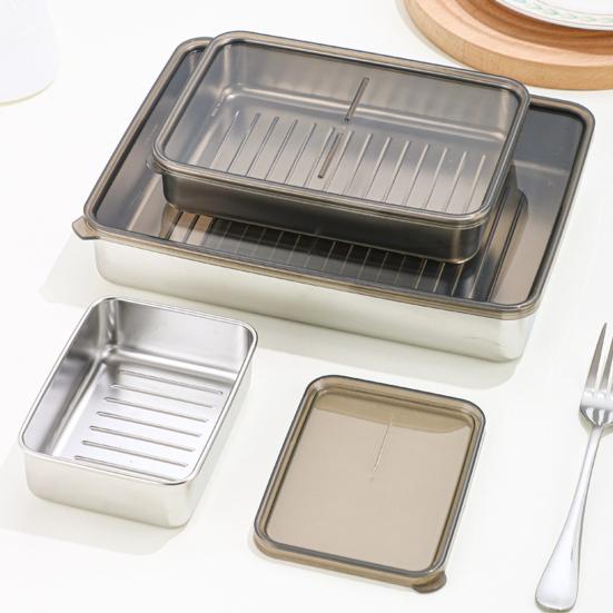 1000 ml/2000 ml/800 ml/400 ml Crisper-Box, große Kapazität, Lunchbox mit versiegeltem Deckel, verhindert Geruch, Aufbewahrungsbox