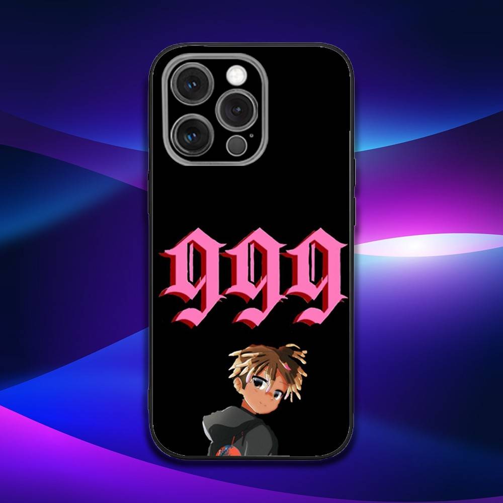 Rapper 999 J-Juice W-WRLD Phone Case For iPhone 16e,16,15,14,13,12,11,Pro,X,XS,Max,XR,Plus,Mini Soft Black Cover