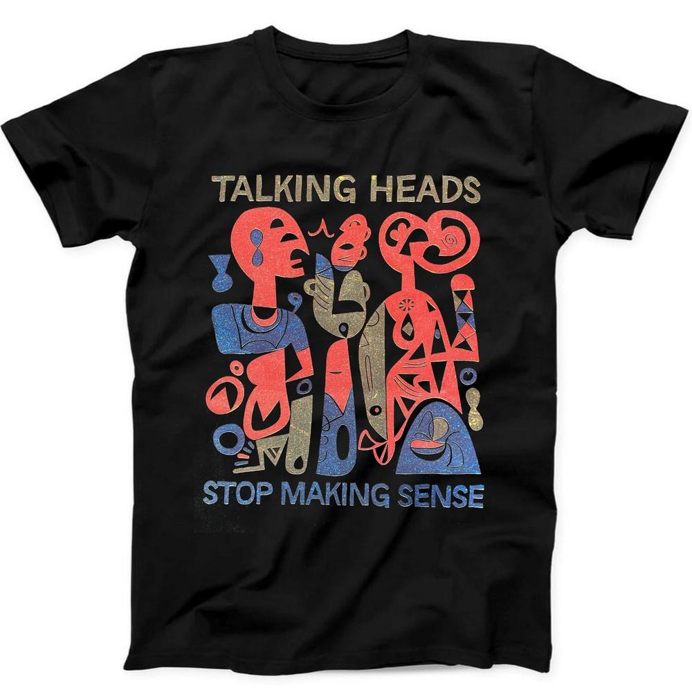

Stop Making Sense Talking Heads Рок Панк Музыка Подарок Футболка Черная Футболка 60 4XL