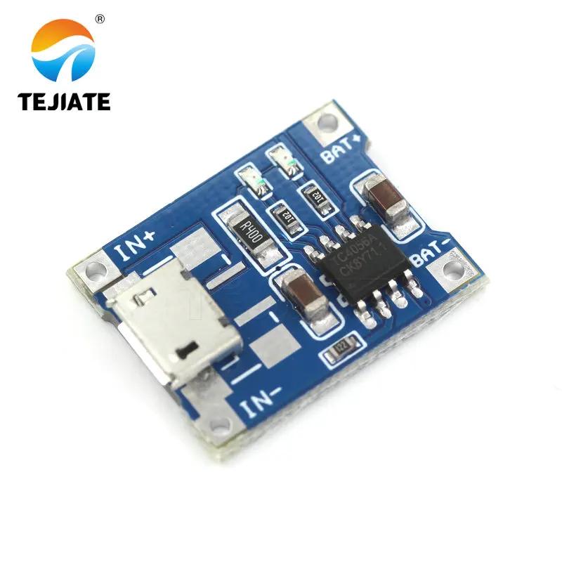 

1PCS TEJIATE tp4056 чіп tp4056 модуль MINI-USB Micro-USB Type-c USB джерело зарядного модуля плата 1A літієва батарея