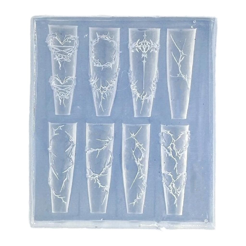 Flexible Nail Art Silicone Molds Create Flower Bowknot Charms For Professional Nail Design And Jewelry Making