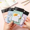 4pcs Cartoon Special Sticky Notes Creative Sticky Notes Paper Cute Thickened Sticky Notes Can Be Pasted N Times Office Supplies