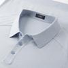 FIRS Men's Silk Wool Blend Long Sleeve Polo Shirt