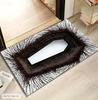 Eichhörnchen Illusion Fußmatte 2D Flach Gedruckter Bärenloch Illusion Teppich Realistischer Grizzly Gebrochene Wand Matte Eingang Badezimmer Matten